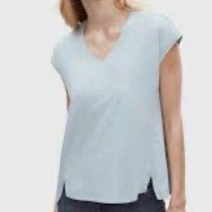 EILEEN FISHER 100% Organic Cotton V-Neck Tee